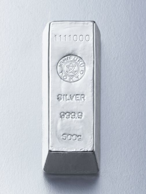 純銀インゴット500g 1個　石副金属興業　シルバー